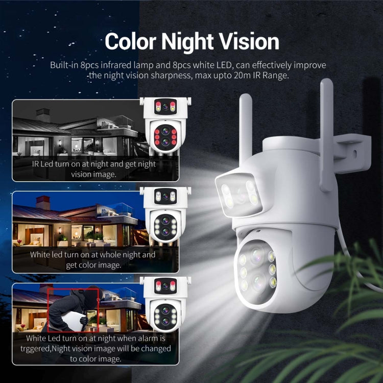 ESCAM QF500 5+5MP Motion Detection WiFi Intelligent 10X Optical Zoom Camera, QF500 ESCAM QF500 5+5MP Motion Detection WiFi Intelligent 10X Optical Zoom Camera, QF500